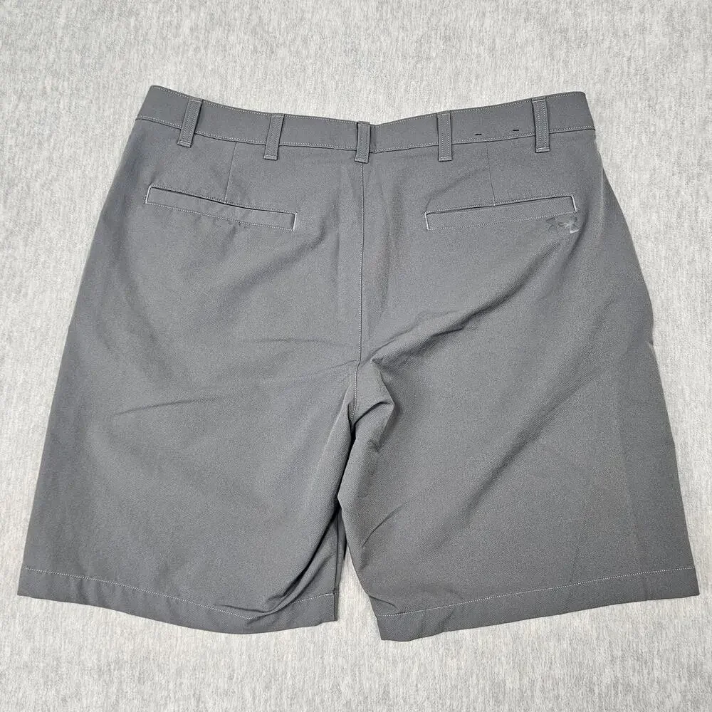 Under Armour Shorts Mens 40 Gray Performance Golf Athletic Polyester Lightweight